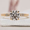 Round Cut Diamond Ring featuring exquisite craftsmanship.