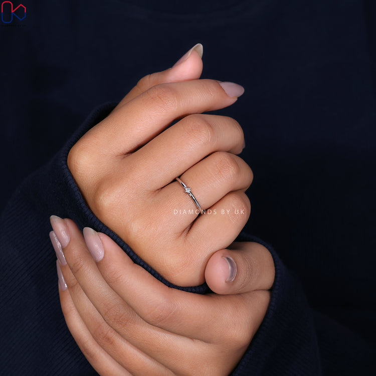 White gold wedding band crafted with care for a luxurious look
