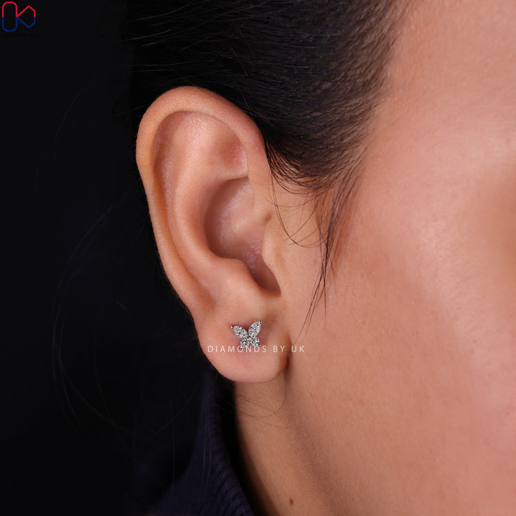 Screw Back Earrings ensuring a secure and comfortable fit.
