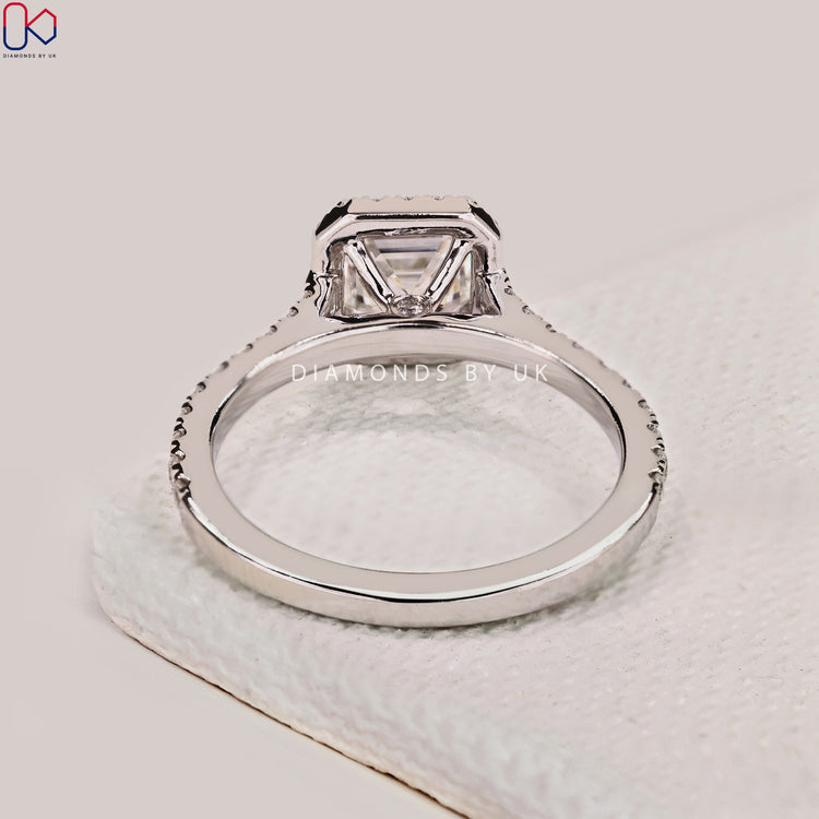 Diamondsbyuk engagement ring with customize ring.

