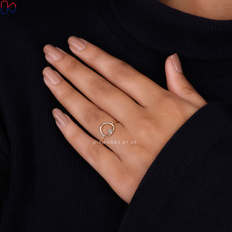 Diamondsbyuk Engagement Ring with stunning brilliance.