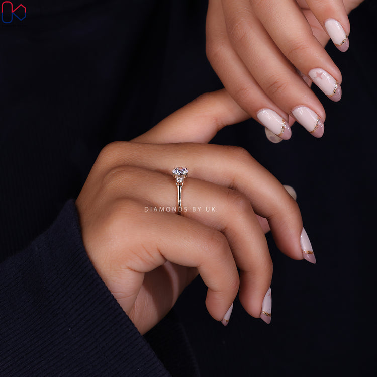 Prong Setting Ring ensuring secure diamond placement and maximum light reflection.