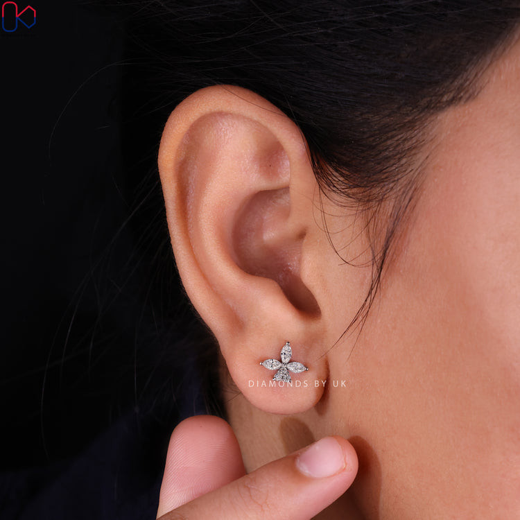IGI certified earrings ensuring quality and authenticity.
