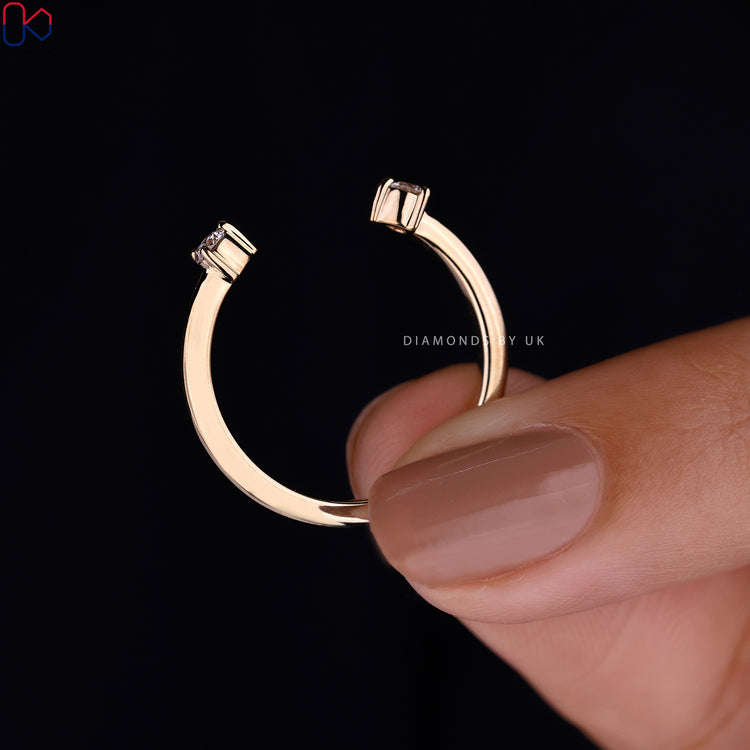 Minimalist wedding band designed for those who prefer understated elegance.