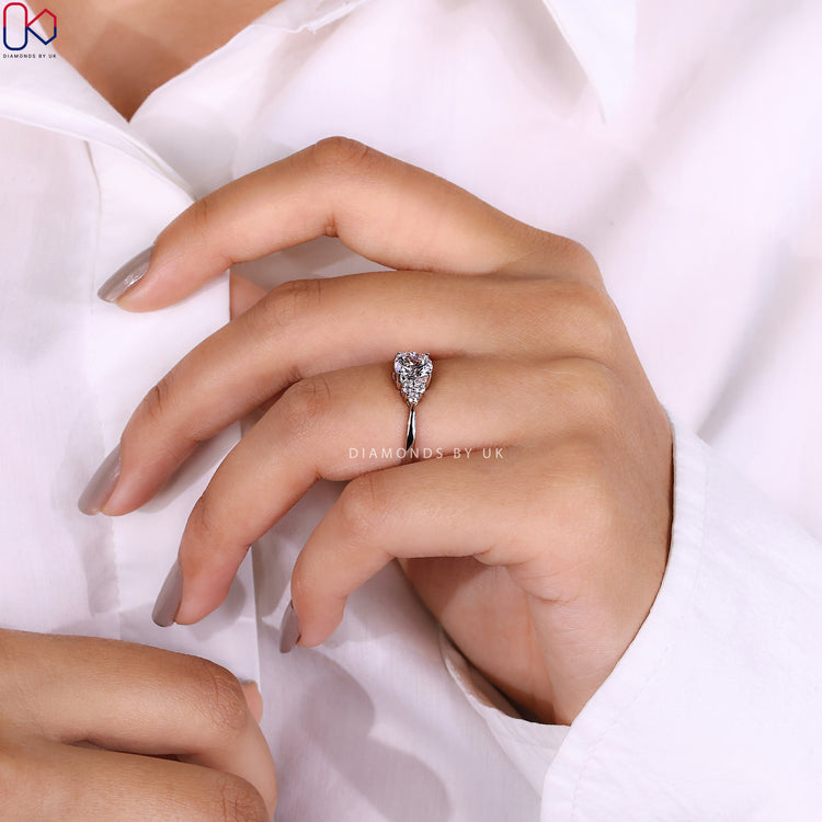 Customize ring with Lab Grown Diamond Ring.
