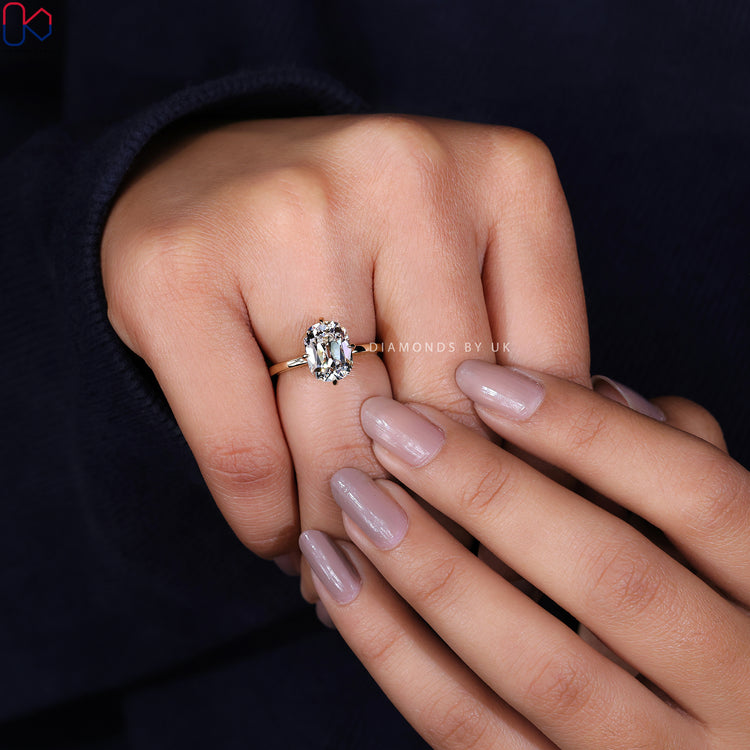 Stunning Old Mine Cut Diamond Ring for classic elegance.