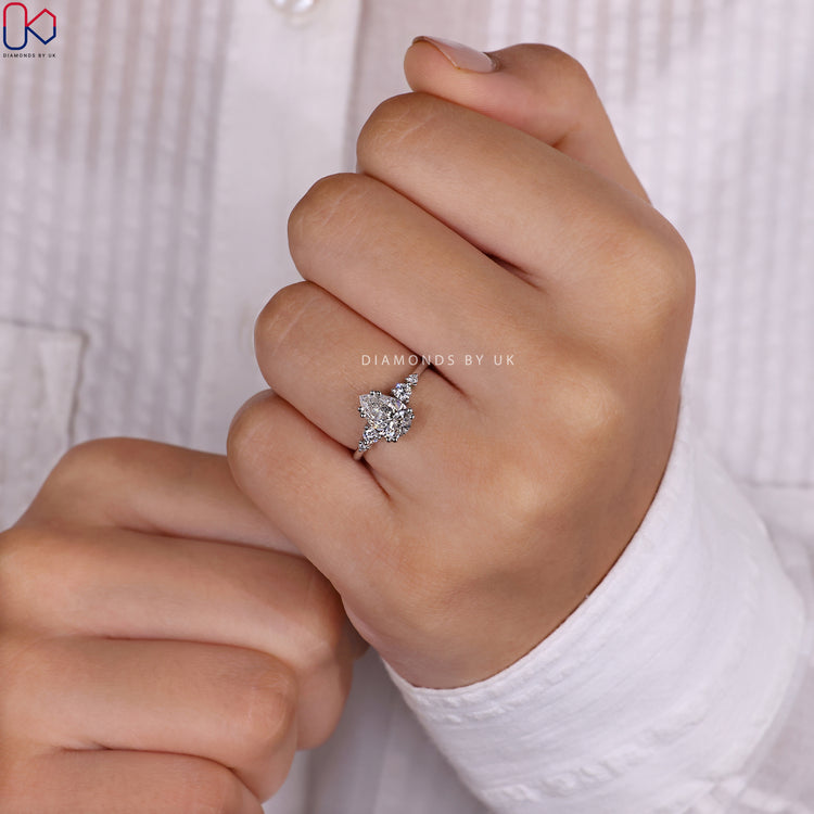 Diamondsbyuk Engagement Ring with unmatched sparkle.
