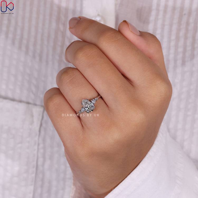 Lab Grown Diamond Ring with ethical brilliance.
