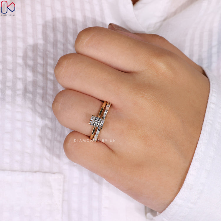 Beautiful bridal ring sets UK with lab-grown diamonds.
