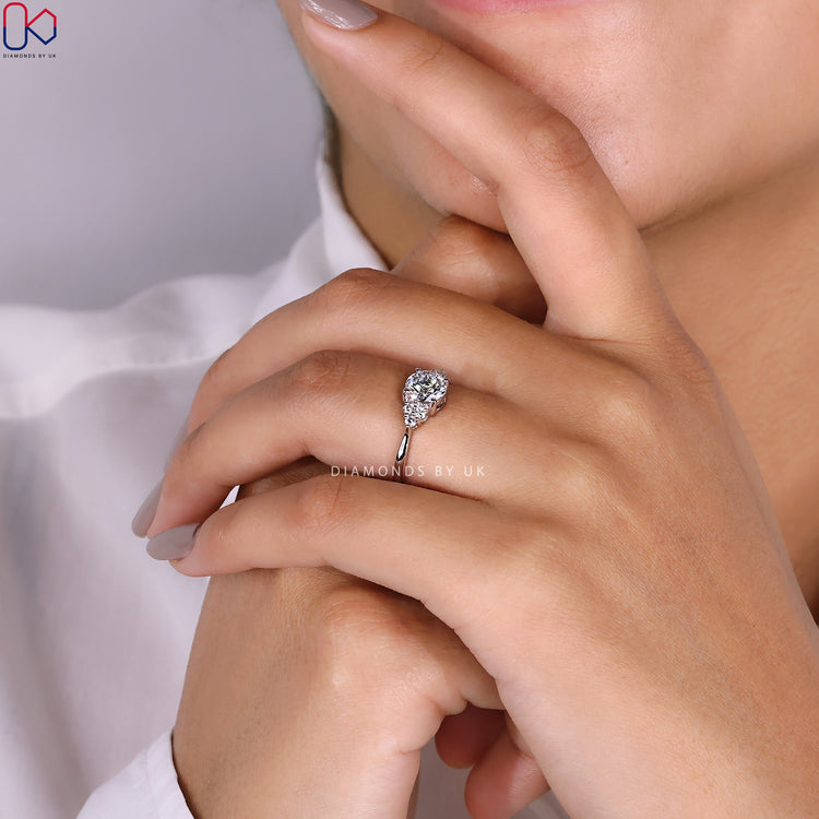 Buy engagement ring with 4 prong setting.
