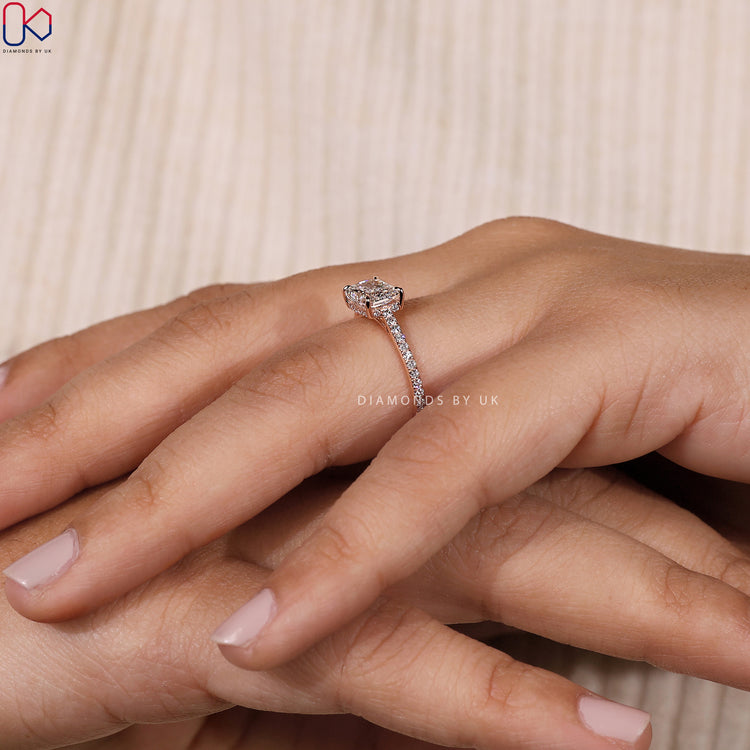 Customise ring with your choice of stone and setting.
