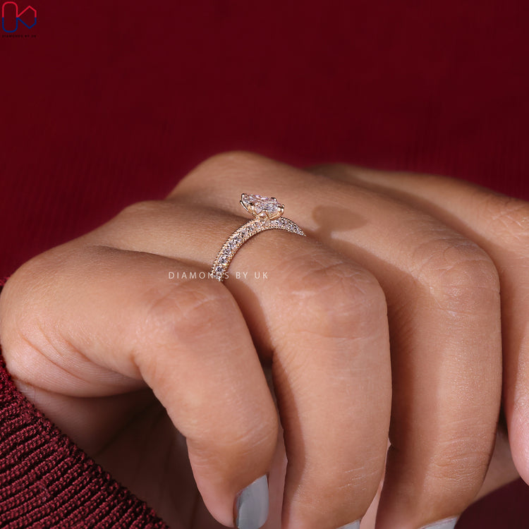 Yellow gold ring featuring a handmade design.
