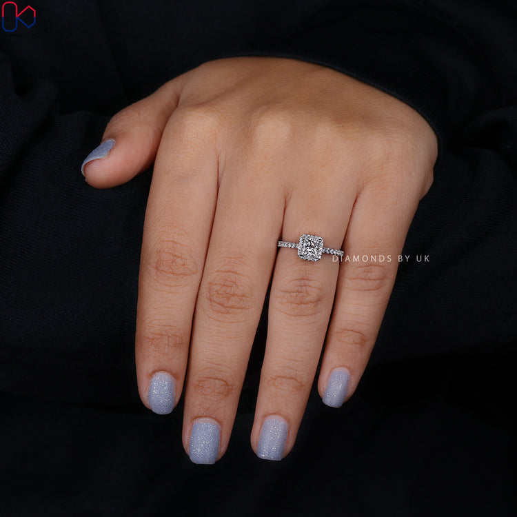 Customize ring with Lab Grown Diamond Ring.
