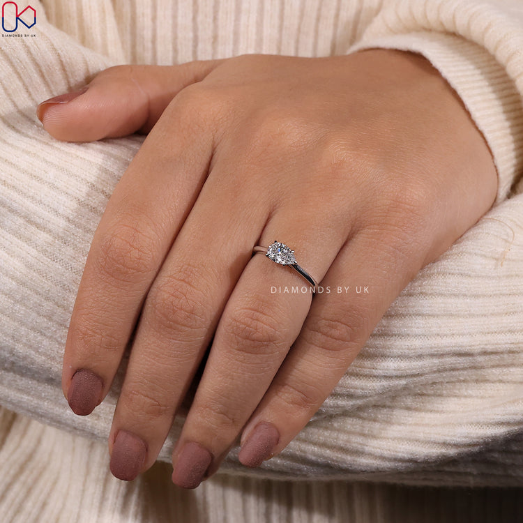 Lab Grown Diamond Engagement Ring in a beautiful solitaire setting.
