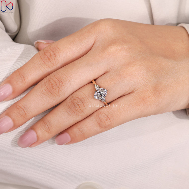 Handmade oval cut ring by Diamondsbyuk.