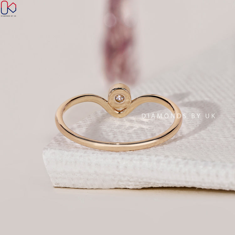 Lab Grown Diamond band offering sustainable elegance with unparalleled sparkle.
