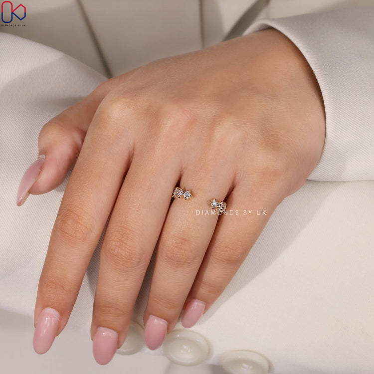 Handmade diamond wedding band by Diamondsbyuk.