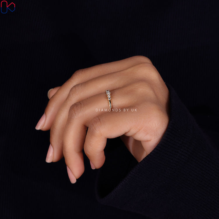 Minimalist wedding band designed for timeless simplicity and sophistication

