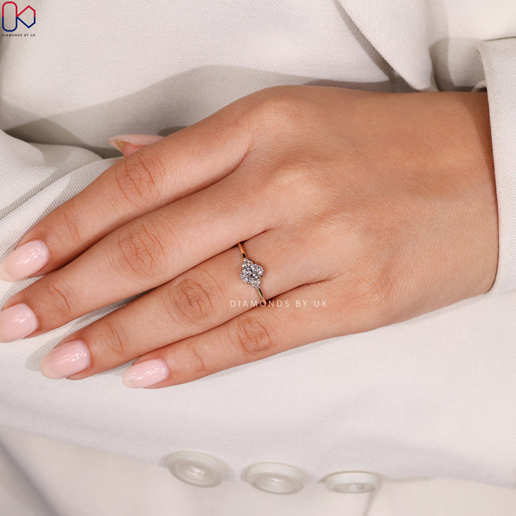 Handmade oval cut ring by Diamondsbyuk.