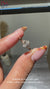 Handmade IGI Certified oval cut diamond ring.
