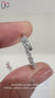Bypass diamond wedding band featuring sparkling diamonds for a unique style.