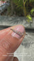 Lab grown round diamond band with milgrain detail.
