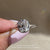 IGI certified lab grown Cushion Old European ring.
