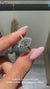 Marquise ring with secure two claw prong setting.
