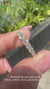 Elegant rose cut diamond wedding band featuring delicate diamonds.
