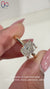 Solitaire Diamond Ring with a classic and elegant look.
