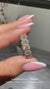 round wedding band with halo setting band detail
