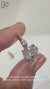 Distance pave setting for a dazzling diamond shine.

