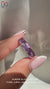 Yellow gold amethyst and diamond engagement ring by DiamondsbyUK