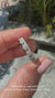 Eternity wedding band features a marquise shape outline band.
