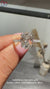 IGI certified lab grown oval diamond ring handmade.
