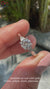 Round Diamond Ring set in a sleek white gold band.