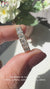 Elegant princess cut band featuring high-quality diamonds in a sleek setting.
