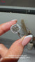 Handmade IGI Certified round cut diamond ring.