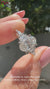 Elegant side stone ring for added sparkle.
