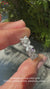 Floral eternity band with round and marquise diamonds.