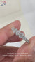 Stunning oval wedding band featuring brilliance and charm.
