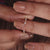 Marquise and Round Open Gap Diamond Wedding Band