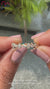 Bezel set band with Lab Grown Diamond for a clean modern look

