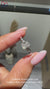 Handmade IGI Certified cushion cut diamond ring.

