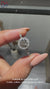 Handmade IGI Certified round cut diamond ring.