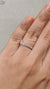 Half Eternity Pear Diamond Wedding Band