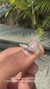 Half eternity wedding band with a mix of baguette and round diamonds.
