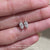 Marquise diamond earrings with a V prong setting.