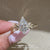 Nature Inspired Marquise Diamond Engagement Ring in Solitaire Style