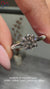 Round Diamond Engagement Ring set in a lace crown band ring.
